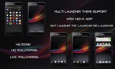 Theme Android : Free Download Theme Xperia Z Pro All in one pack v1.00 Apk