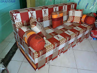 Sofa bed inoac new elve coklat