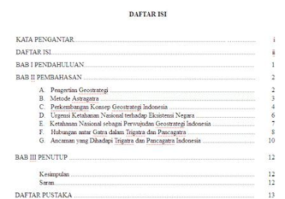 Contoh Daftar Isi Makalah Nkri - Contoh 36