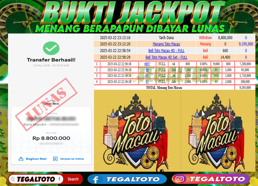 Bukti Jackpot