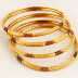 Stylish Gold Bangles Designs 2012