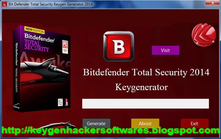 Bit Defender Total Security Keygen Generator 2014