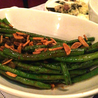 BANG Restaurant | Snake beans, sultana and almonds