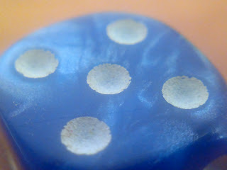 blue dice