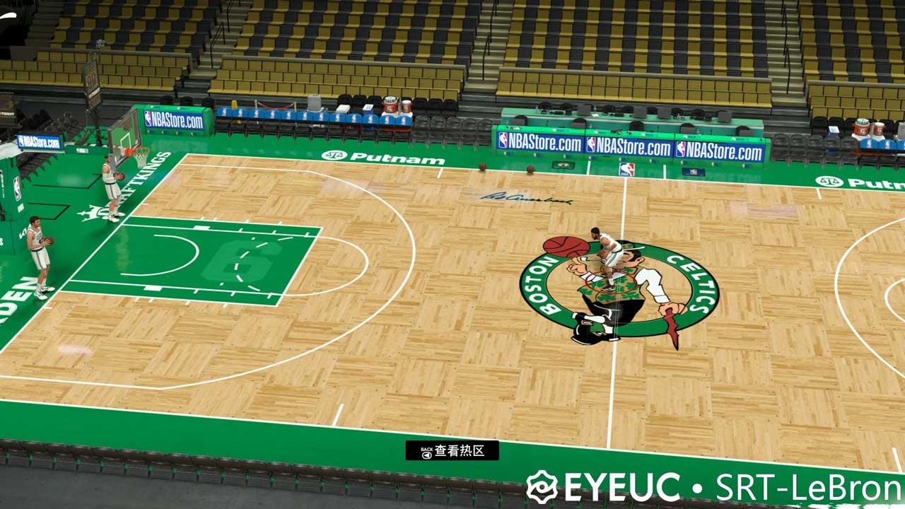 NBA 2K23 Boston Celtics 2023 Court