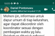 Viral pesan Whats Up diduga Kaban Bapelitbangda Daniel Pontonuwu mobilisasi ASN buat dapur umum