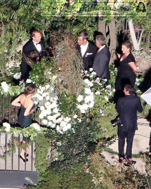 Wedding Pictures Robbie Williams and Ayda Field