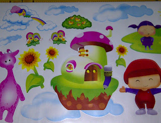 STIKER DINDING ANIMASI LUCU | Saparatos Wall Sticker