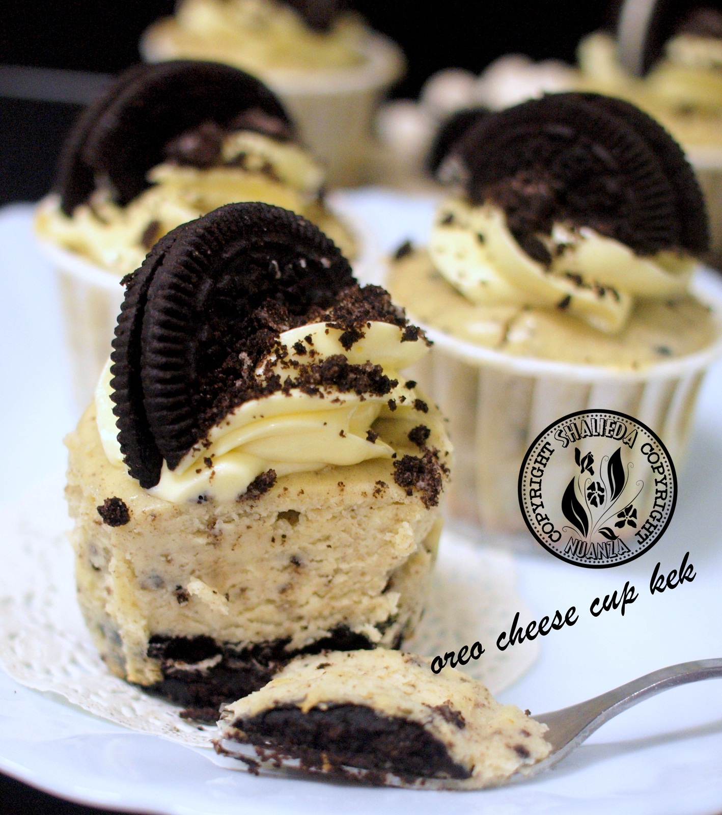 Pesona Cinta Cida de'Nuanza: cup kek oreo cheese