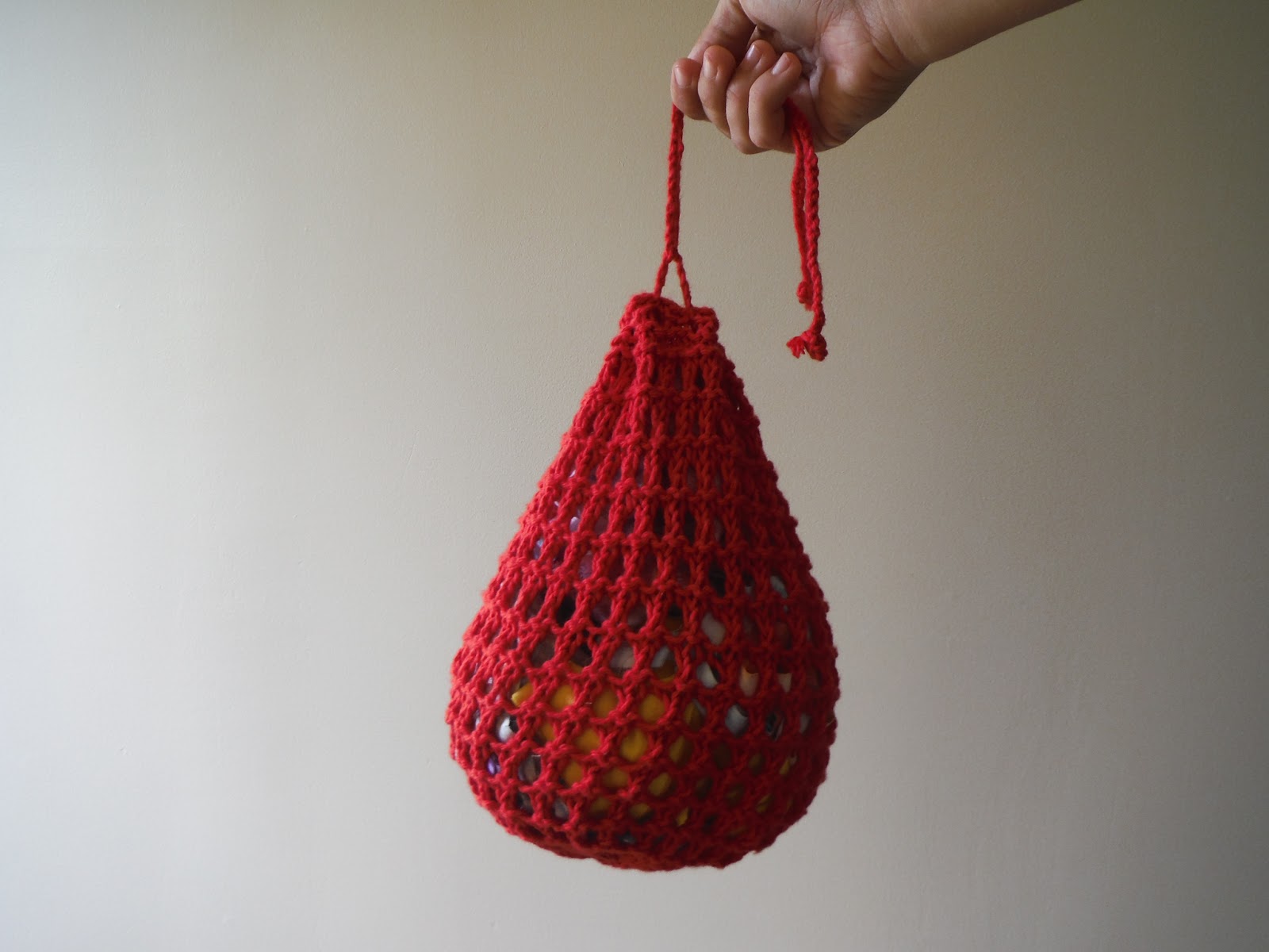 The Li L Hayseed Blog Knitted Drawstring Pouch Pattern