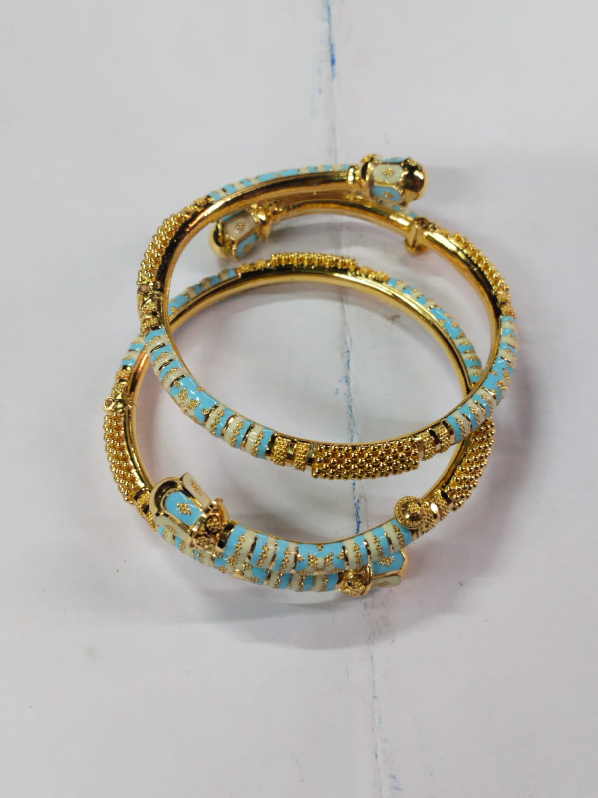 kolkata gold meena bala kada bangle for export 21kt 22kt , gold jewelery manufacturer karigar exporter kolkata india,