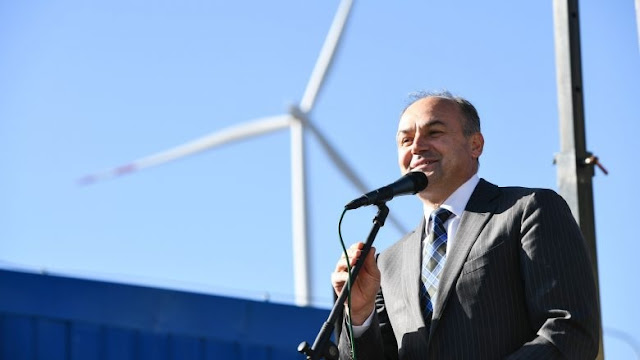 Wind power plant in Kosovo for clean energy