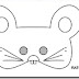 Máscaras de ratón para imprimir y colorear