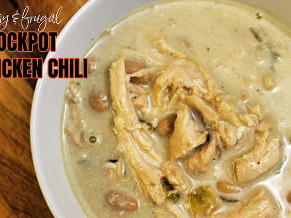 Crockpot White Chicken Chili (Cream Cheese)