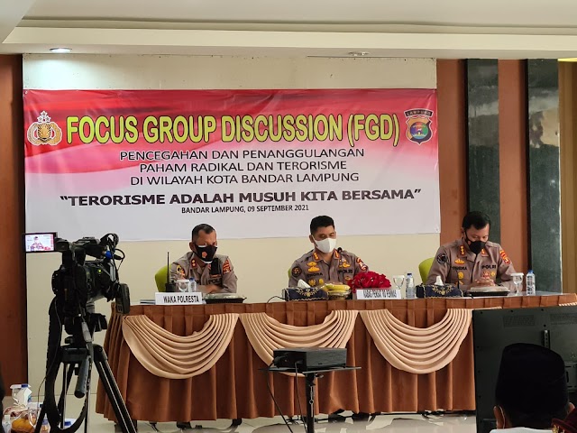 Cegah Terorisme, Div. Humas Polri Adakan FGD dengan Tokoh Lintas Agama di Lampung