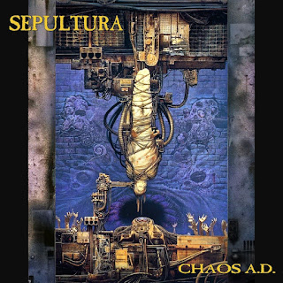 Sepultura "Chaos A.D." 1993 Brazil Thrash Metal,Political Metal,Groove Metal (100 best Brazilian albums Rolling Stone)