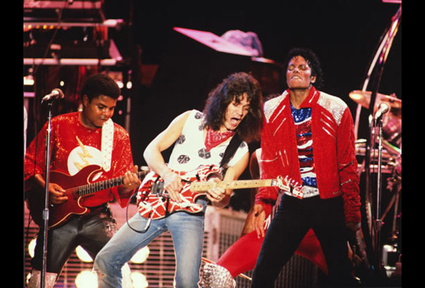 When the Jackson's Victory Tour dates overlapped with Van Halen's 1984 Tour dates in Dallas, Texas, the two groups treated fans to a live collaboration. The groups were already good friends; Eddie Van Halen originally performed the guitar solo for Michael Jackson's "Beat It" single, which was featured on the album Thriller (1982).