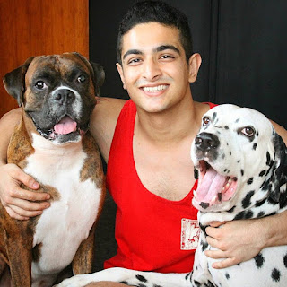 Ranveer Allahbadiya with his lovely dogs