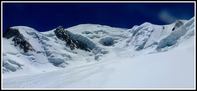 Vue du Mont Blanc depuis le Grand Plateau