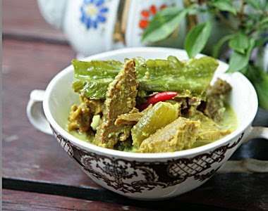 Restoran basha: Resepi: Gulai daging salai