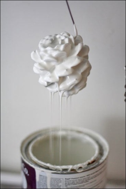 dipped pinecones