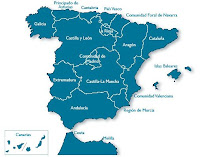 Mapa España CCAA