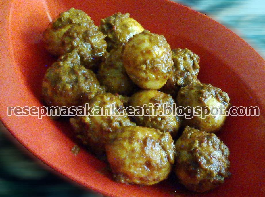  RESEP RENDANG TELUR REBUS BUMBU PADANG Aneka Resep 