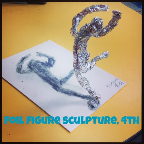 Aluminum Foil Sculptures