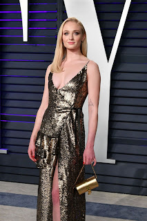 Sophie Turner at 2019 Vanity Fair Oscar Party at the Wallis Annenberg Center