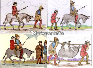story of father son and donkey, story of man boy and donkey, boy man and donkey story in hindi, hindi, motivational story in hindi, best motivational story for student, motivational story for student in hindi, hindi motivational story, hindi inspirational story for student, motivational short story in hindi, short story for student