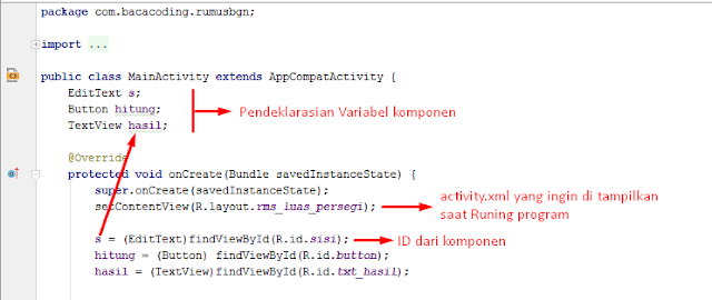 Cara Membuat Aplikasi Menghitung Luas dan Keliling Persegi dengan Android Studio