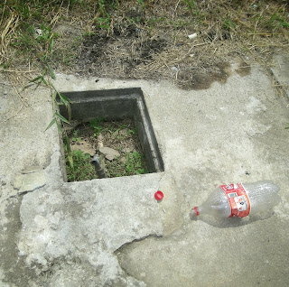 open sewer, La Ceiba