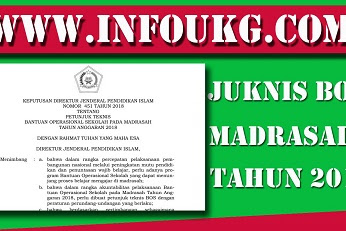 Download Juknis BOS Madrasah 2018 PDF Jenjang MI MTs dan MA