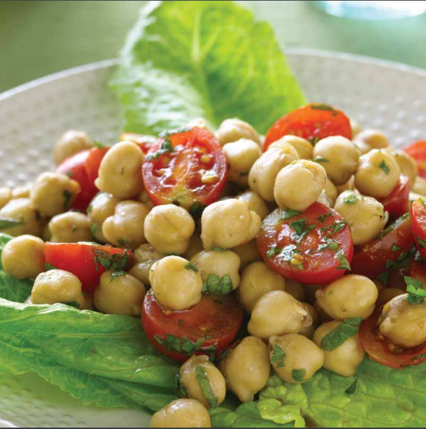 tuscan beans with  tomatoes and oregano
