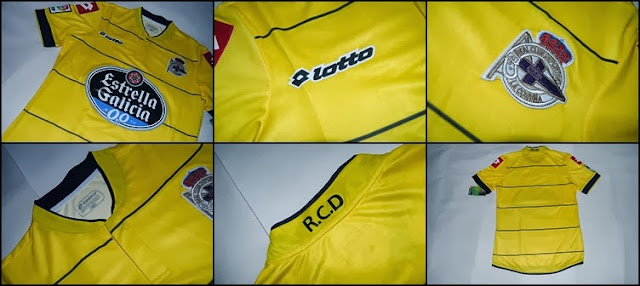 Jersey Grade Ori Deportivo La Coruna Away Official 2013/2014