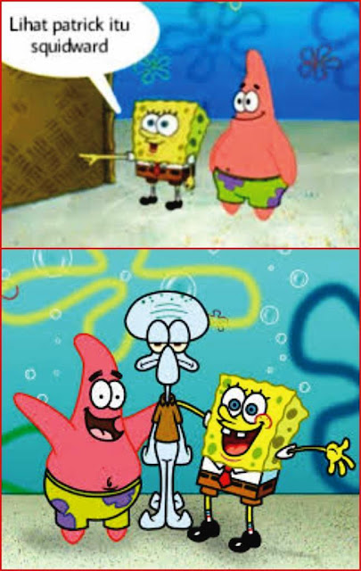 contoh gambar komik spongebob