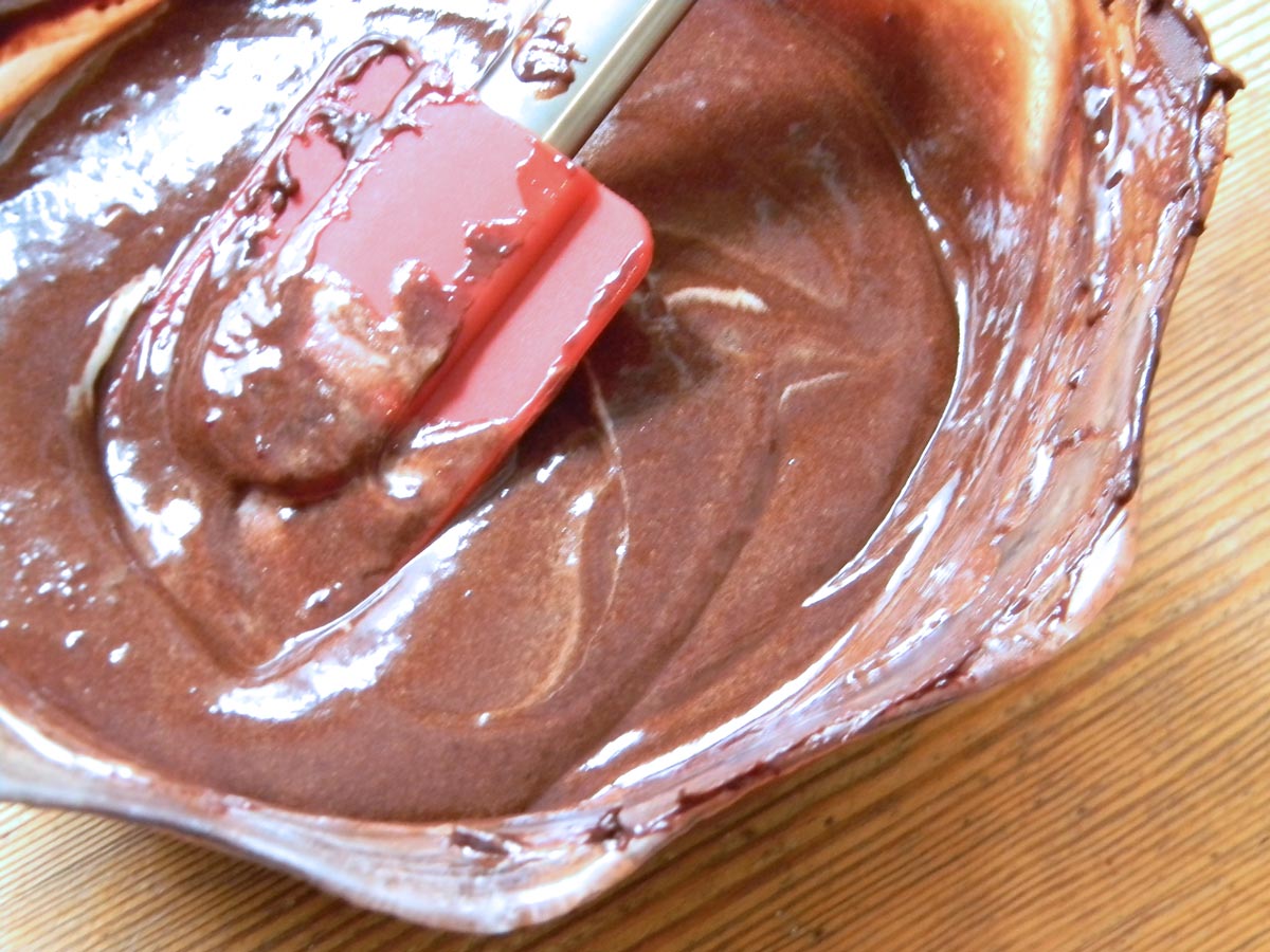 Coupe en chocolat avec mousse chocolat-framboise recette