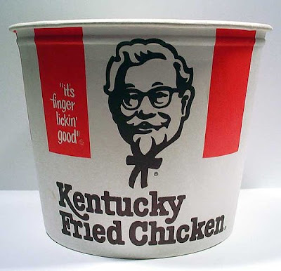 Motorcycle Adventure Travel | Vintage Kentucky Fried Chicken Bucket