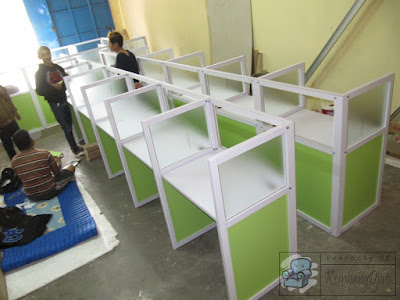 Office Cubicle Furniture Contractor + Furniture Semarang