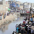 حکام نے دوسرے دن بھی گوجر نالہ کے ساتھ  انسداد تجاوزات مہم جاری رکھی۔