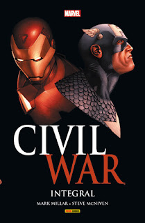 CIVIL WAR INTEGRAL  Marvel comic de  Brian Michael Bendis, Alex Maleev, Mark Millar y Steve McNiven Reseña de Civil War Integral 