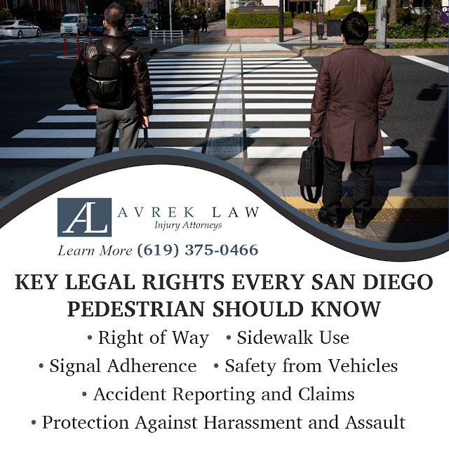 Avrek law firm San Diego Pedestrian Laws