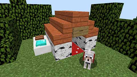マインクラフト 犬小屋 犬舎の作り方とデザイン作例集 マイクラマルチプレイ日記ブログ