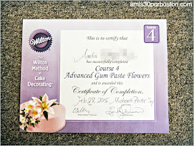 Curso 2 de Decoración Wilton: Flores Avanzada de Pasta Goma