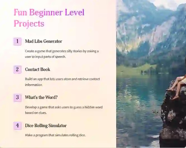 Are you a beginner in Python and looking for some fun and easy projects to get you started? This blog post lists 10 beginner-friendly Python projects that are perfect for learning the basics of the language. These projects are all well-explained and easy to follow, so you'll be up and running in no time. So what are you waiting for? Start coding today!