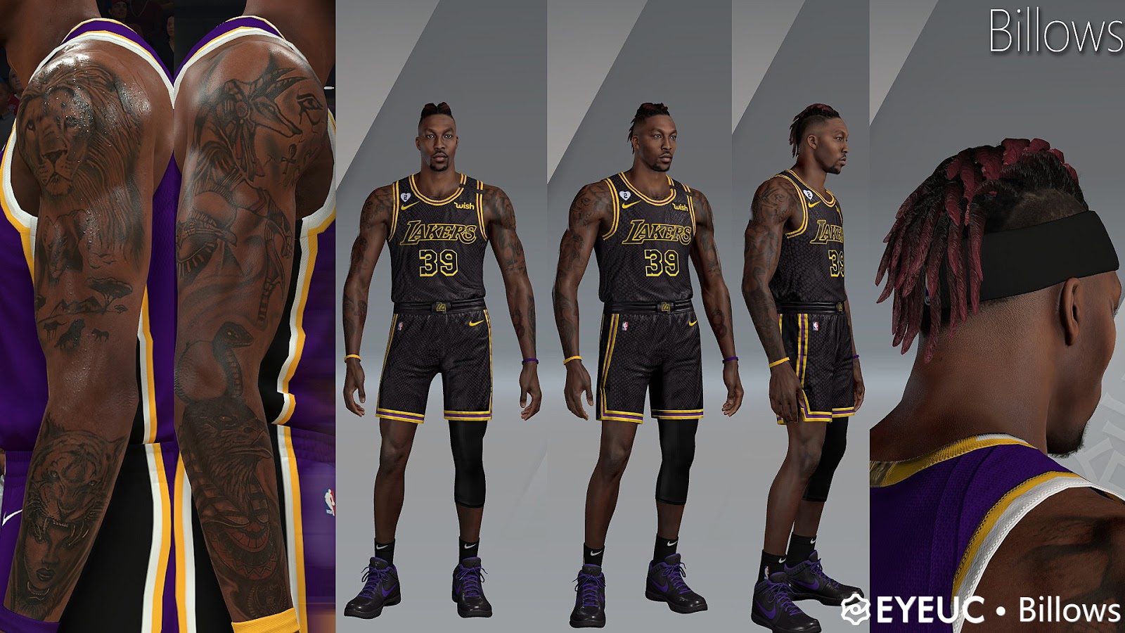 Dwight Howard Cyberface Hair And Body Model By Billows 