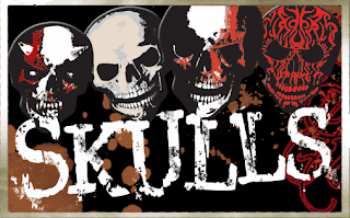 Free Skull Factory Halloween Wallpaper