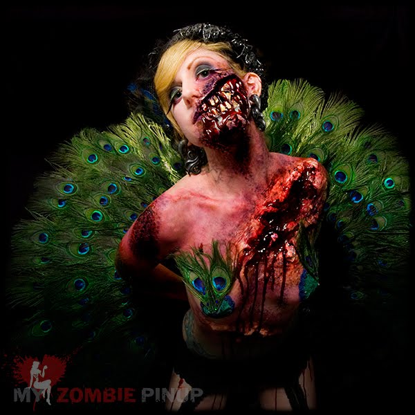 From My Pin Up Zombie Zombie and Pin up girls Love it when two favorites