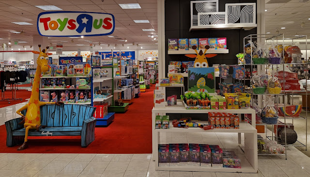 Toys R Us at a Macy's department store in Fort Worth, Texas