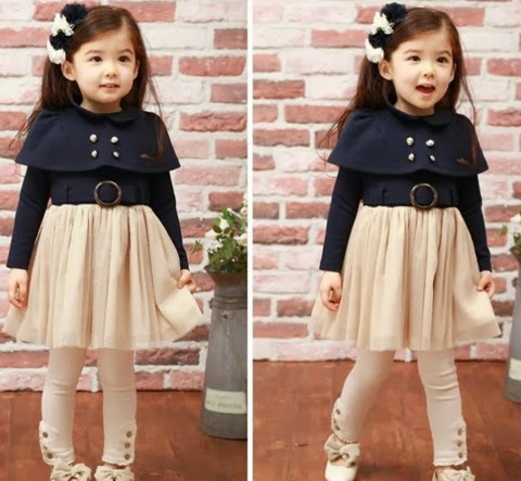 model baju anak perempuan modis korea 2015